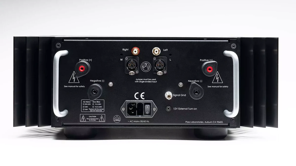 Galibier Design - Pass Labs - XA 30.8 Class A Amplifier: Rear Panel