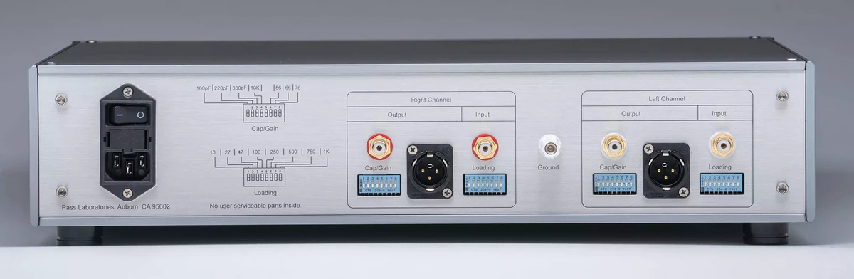 Galibier Design - Pass Labs XP-17 Phono: Rear Panel